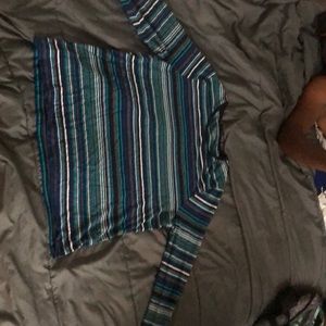 Blue stripe long sleeve